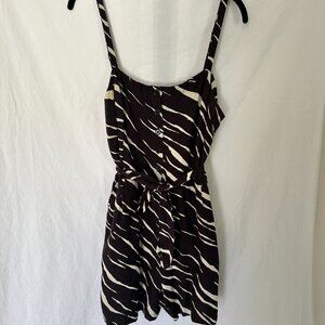 Rails Wells Button Front Belted Romper sz XL